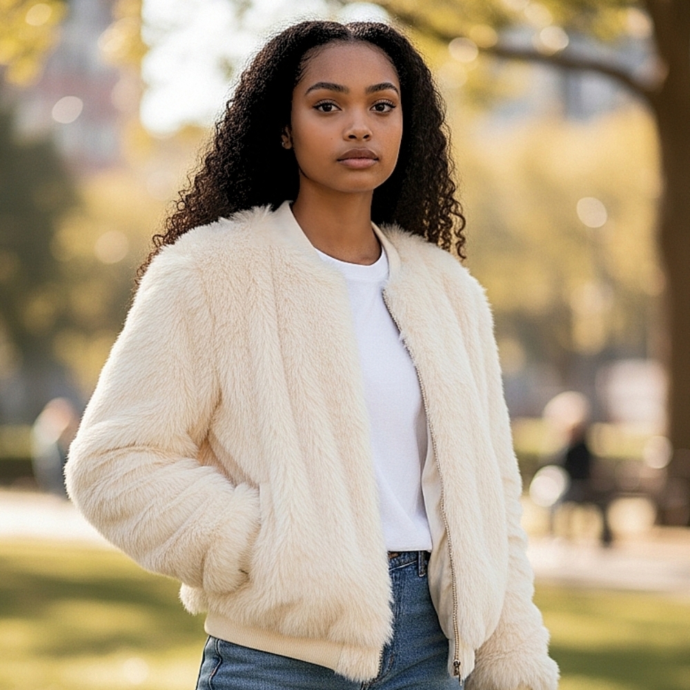 NEW! F21 Fur Jacket